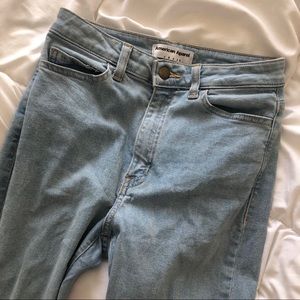 American Apparel High Waisted Pencil Jean